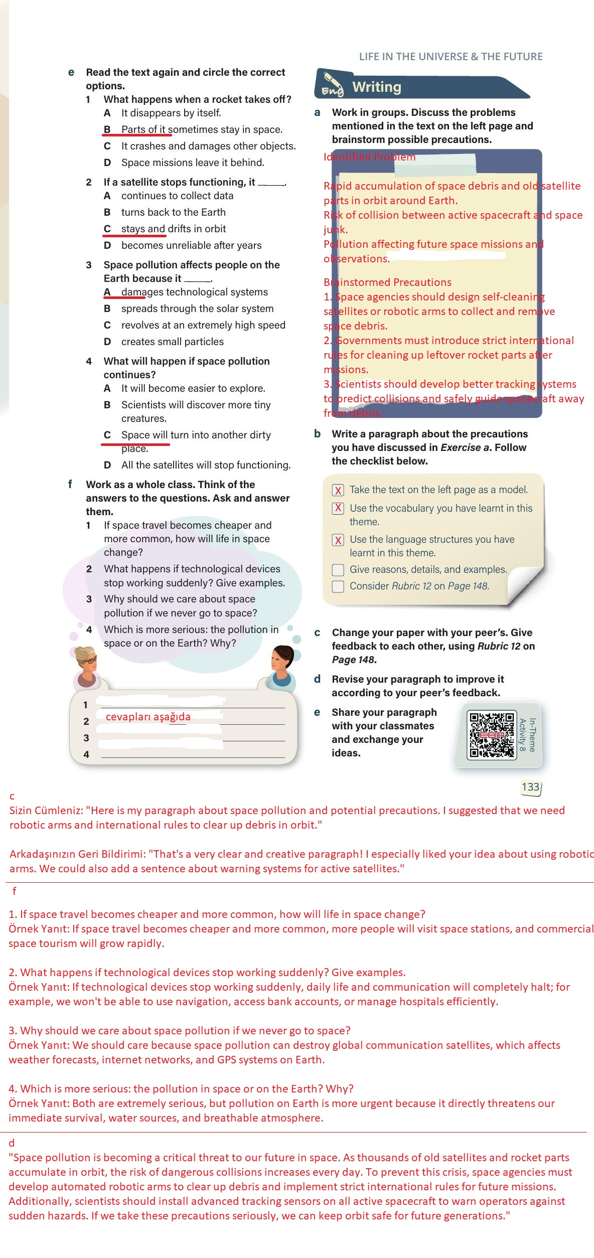 10. Sınıf Stepwise İngilizce Ders Kitabı Sayfa 133 Cevapları