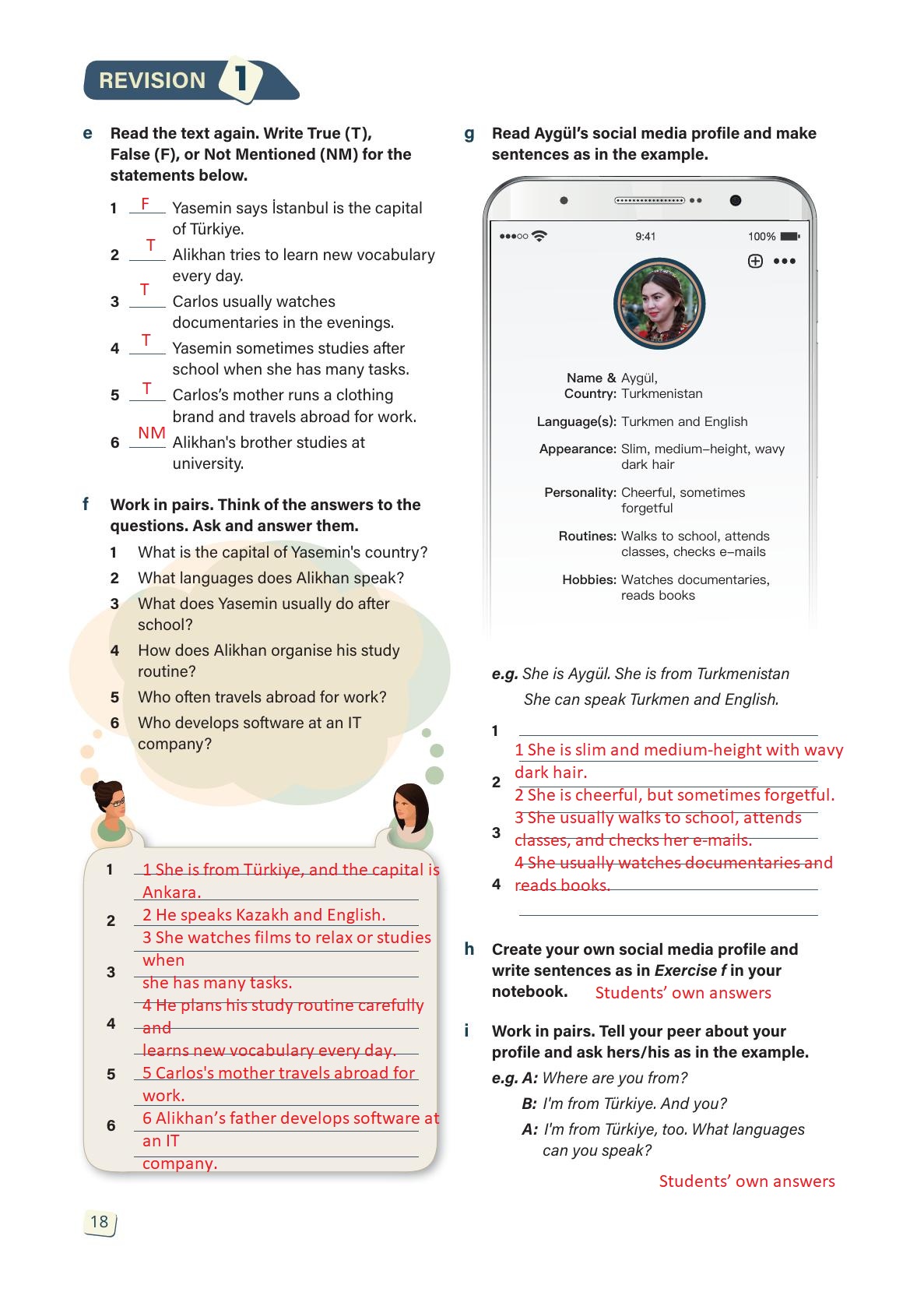 10. Sınıf Stepwise İngilizce Ders Kitabı Sayfa 18 Cevapları 10. Sınıf Stepwise İngilizce Ders Kitabı Sayfa 18 Cevapları
