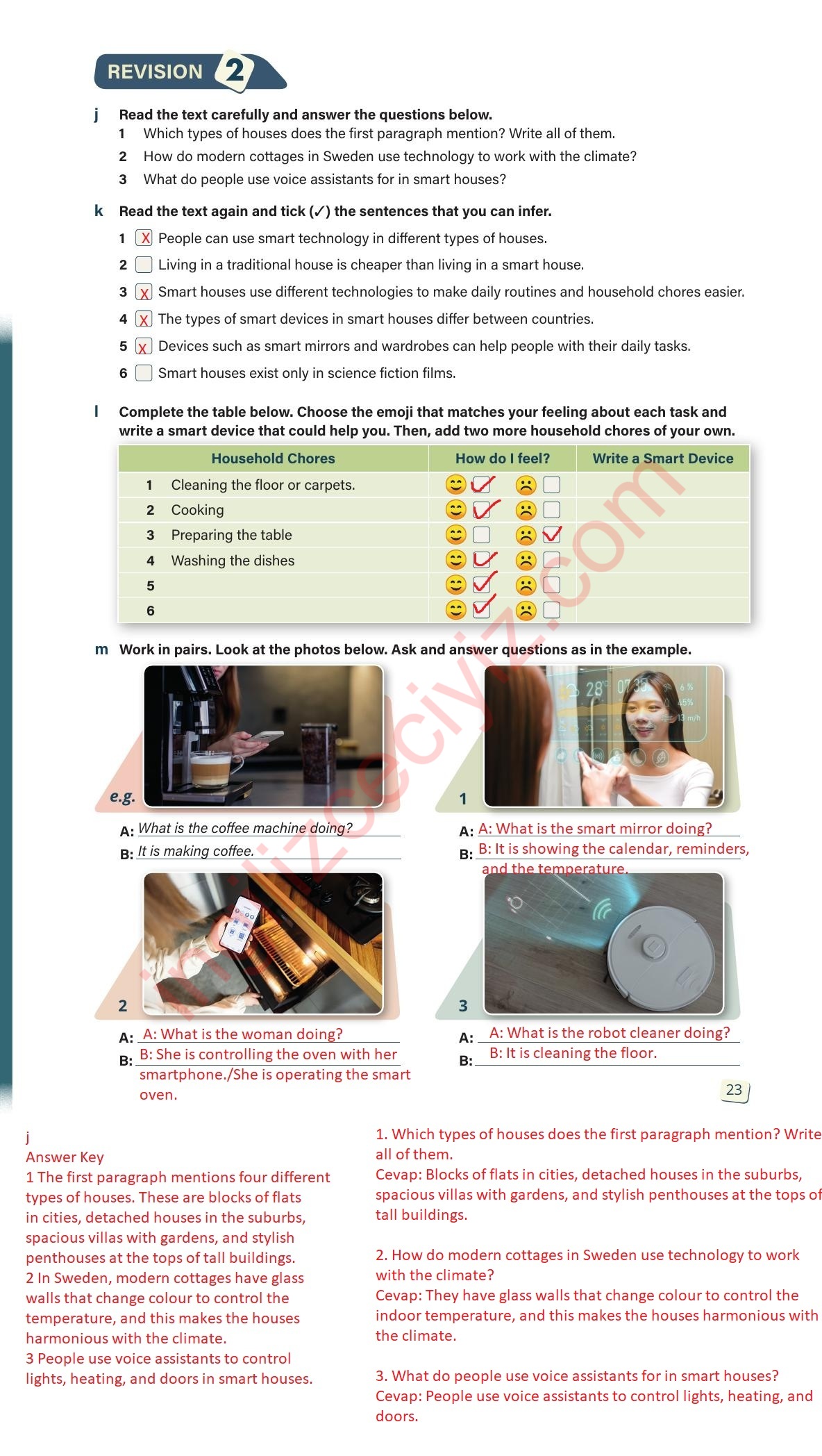10. Sınıf Stepwise İngilizce Ders Kitabı Sayfa 23 Cevapları 10. Sınıf Stepwise İngilizce Ders Kitabı Sayfa 23 Cevapları
