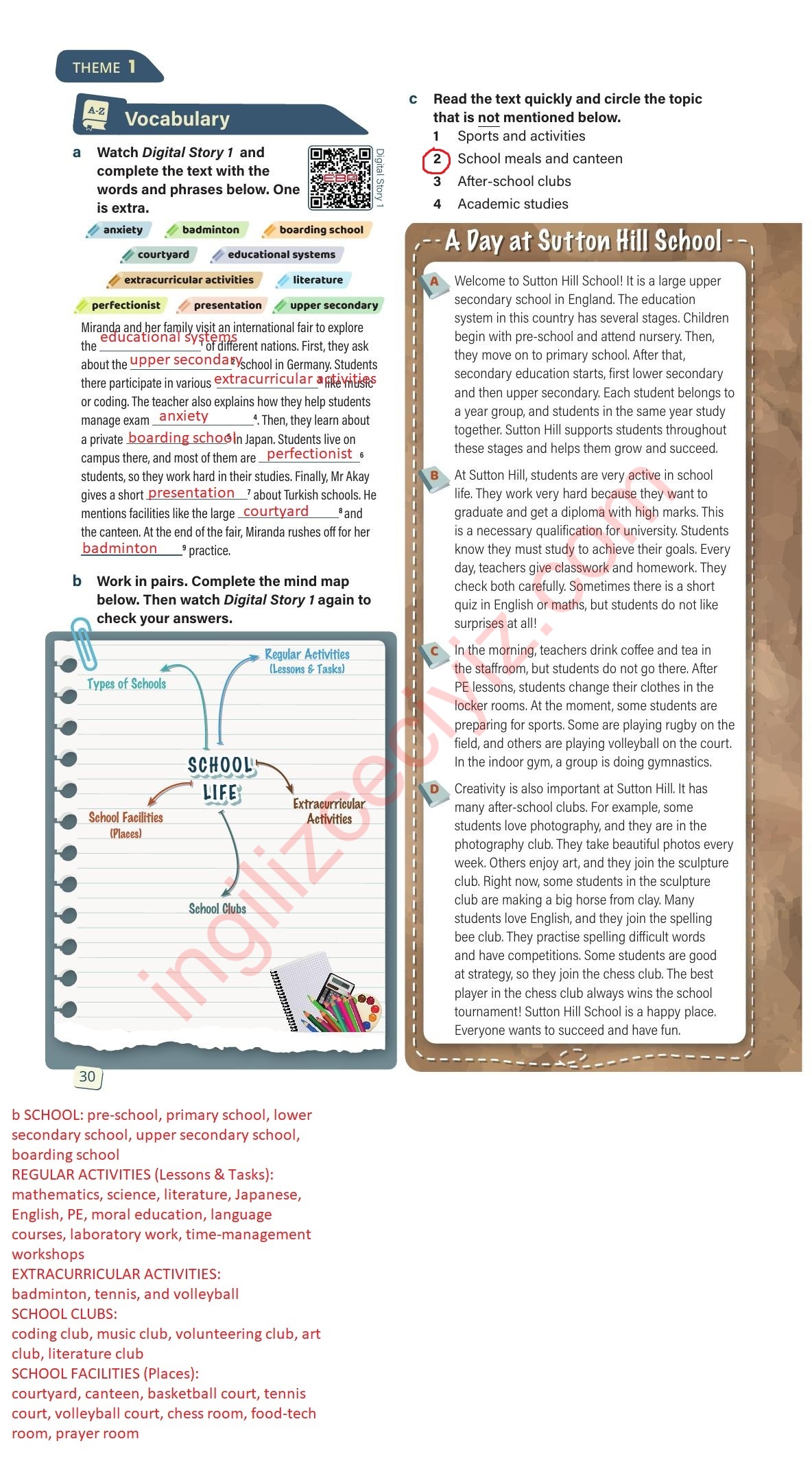 10. Sınıf Stepwise İngilizce Ders Kitabı Sayfa 30 Cevapları 10. Sınıf Stepwise İngilizce Ders Kitabı Sayfa 30 Cevapları