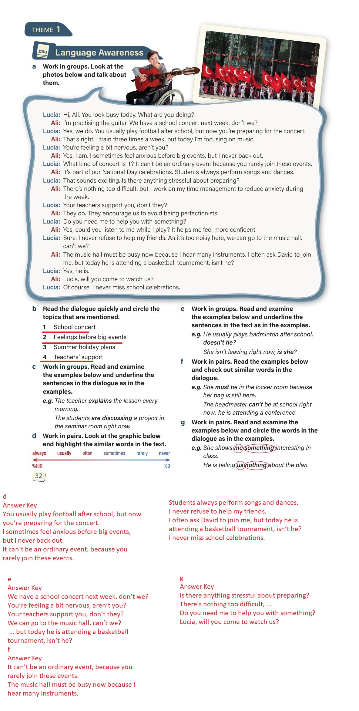 10. Sınıf Stepwise İngilizce Ders Kitabı Sayfa 32 Cevapları 10. Sınıf Stepwise İngilizce Ders Kitabı Sayfa 32 Cevapları