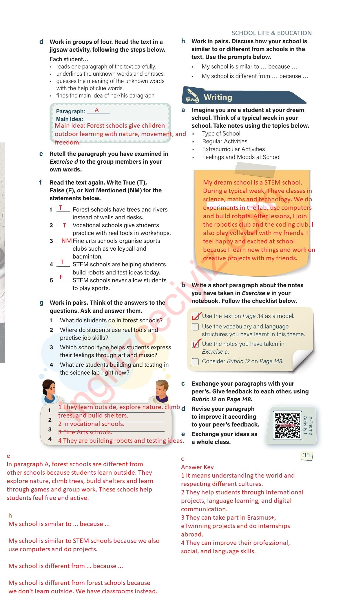 10. Sınıf Stepwise İngilizce Ders Kitabı Sayfa 35 Cevapları 10. Sınıf Stepwise İngilizce Ders Kitabı Sayfa 35 Cevapları
