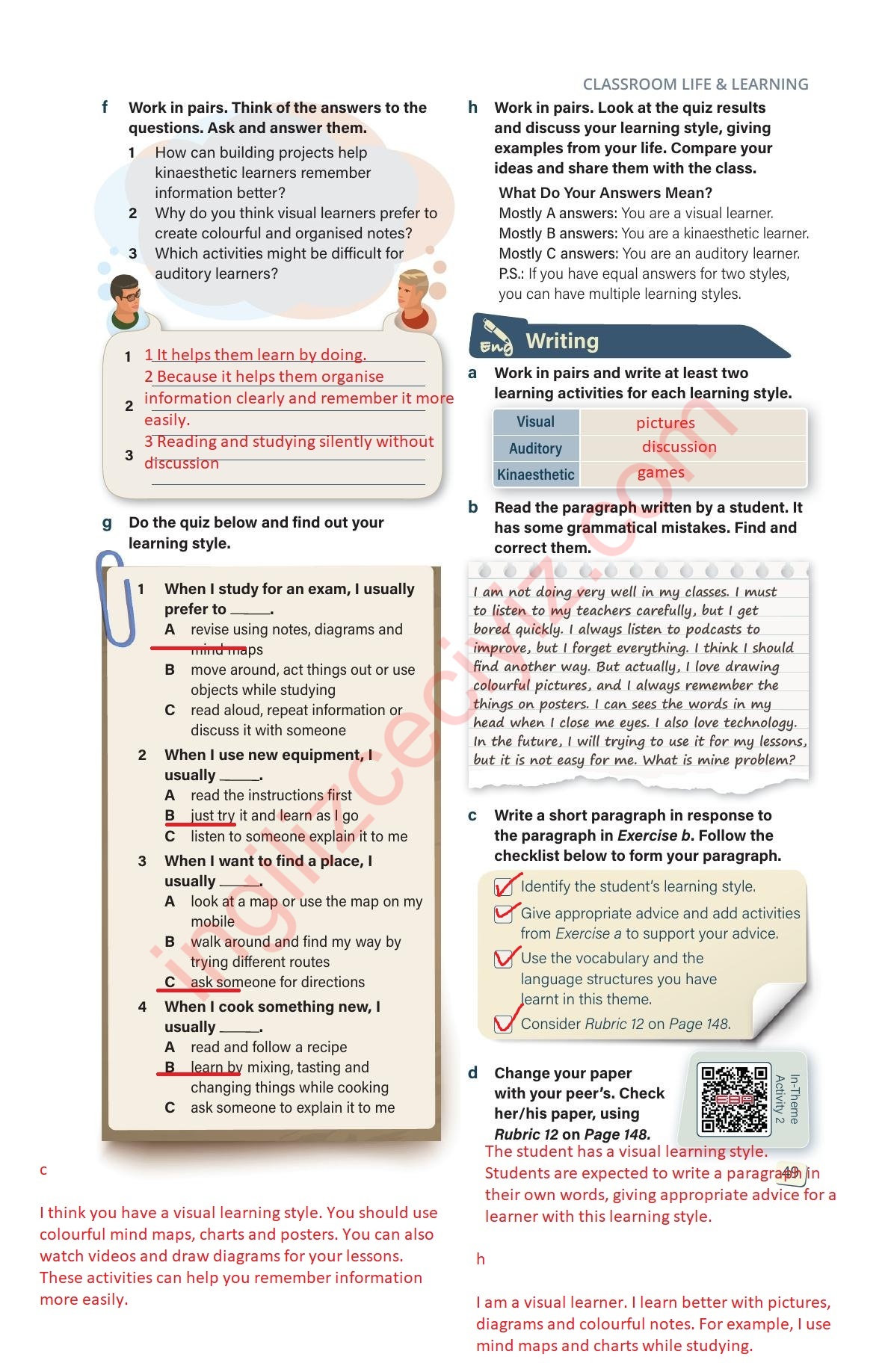 10. Sınıf Stepwise İngilizce Ders Kitabı Sayfa 49 Cevapları 10. Sınıf Stepwise İngilizce Ders Kitabı Sayfa 49 Cevapları