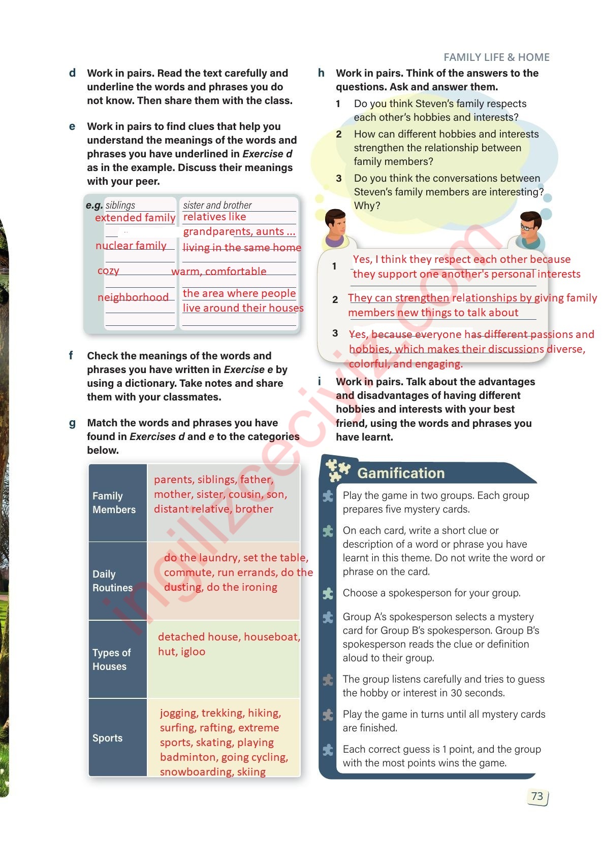 10. Sınıf Stepwise İngilizce Ders Kitabı Sayfa 73 Cevapları 10. Sınıf Stepwise İngilizce Ders Kitabı Sayfa 73 Cevapları