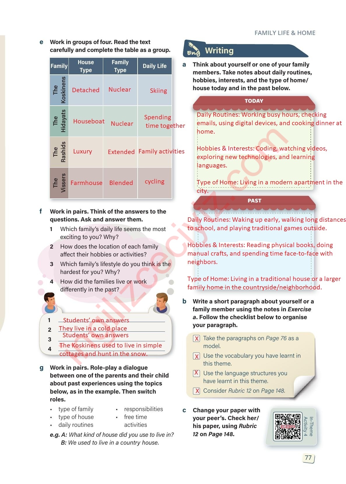 10. Sınıf Stepwise İngilizce Ders Kitabı Sayfa 77 Cevapları 10. Sınıf Stepwise İngilizce Ders Kitabı Sayfa 77 Cevapları