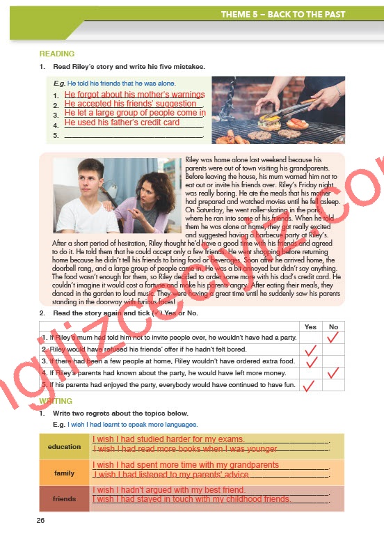 11. Sınıf Meb Yayınları İngilizce Çalışma Kitabı Sayfa 26 Cevapları 11. Sınıf Meb Yayınları İngilizce Çalışma Kitabı Sayfa 26 Cevapları