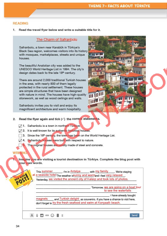 11. Sınıf Meb Yayınları İngilizce Çalışma Kitabı Sayfa 34 Cevapları 11. Sınıf Meb Yayınları İngilizce Çalışma Kitabı Sayfa 34 Cevapları