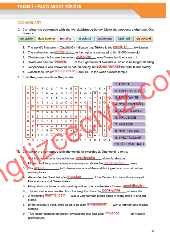 11. Sınıf Meb Yayınları İngilizce Çalışma Kitabı Sayfa 35 Cevapları 11. Sınıf Meb Yayınları İngilizce Çalışma Kitabı Sayfa 35 Cevapları