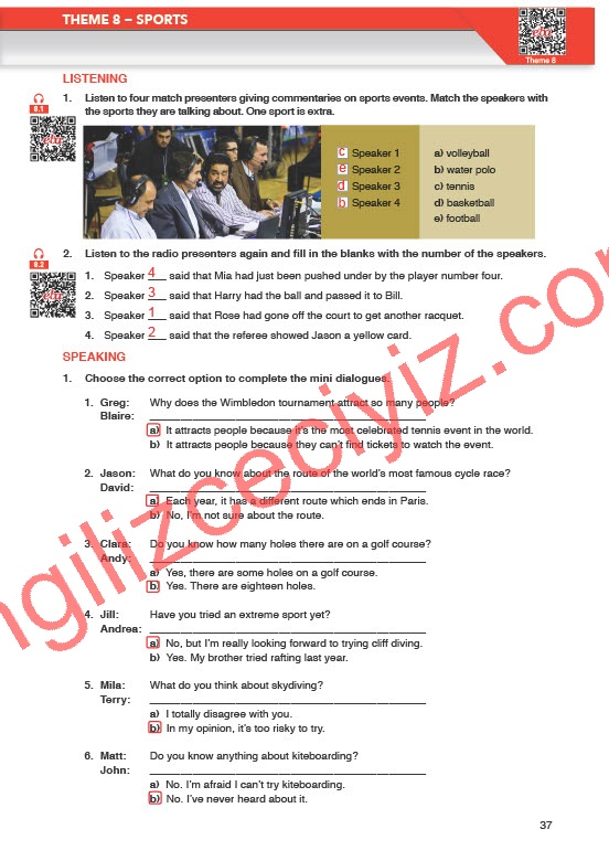 11. Sınıf Meb Yayınları İngilizce Çalışma Kitabı Sayfa 37 Cevapları 11. Sınıf Meb Yayınları İngilizce Çalışma Kitabı Sayfa 37 Cevapları
