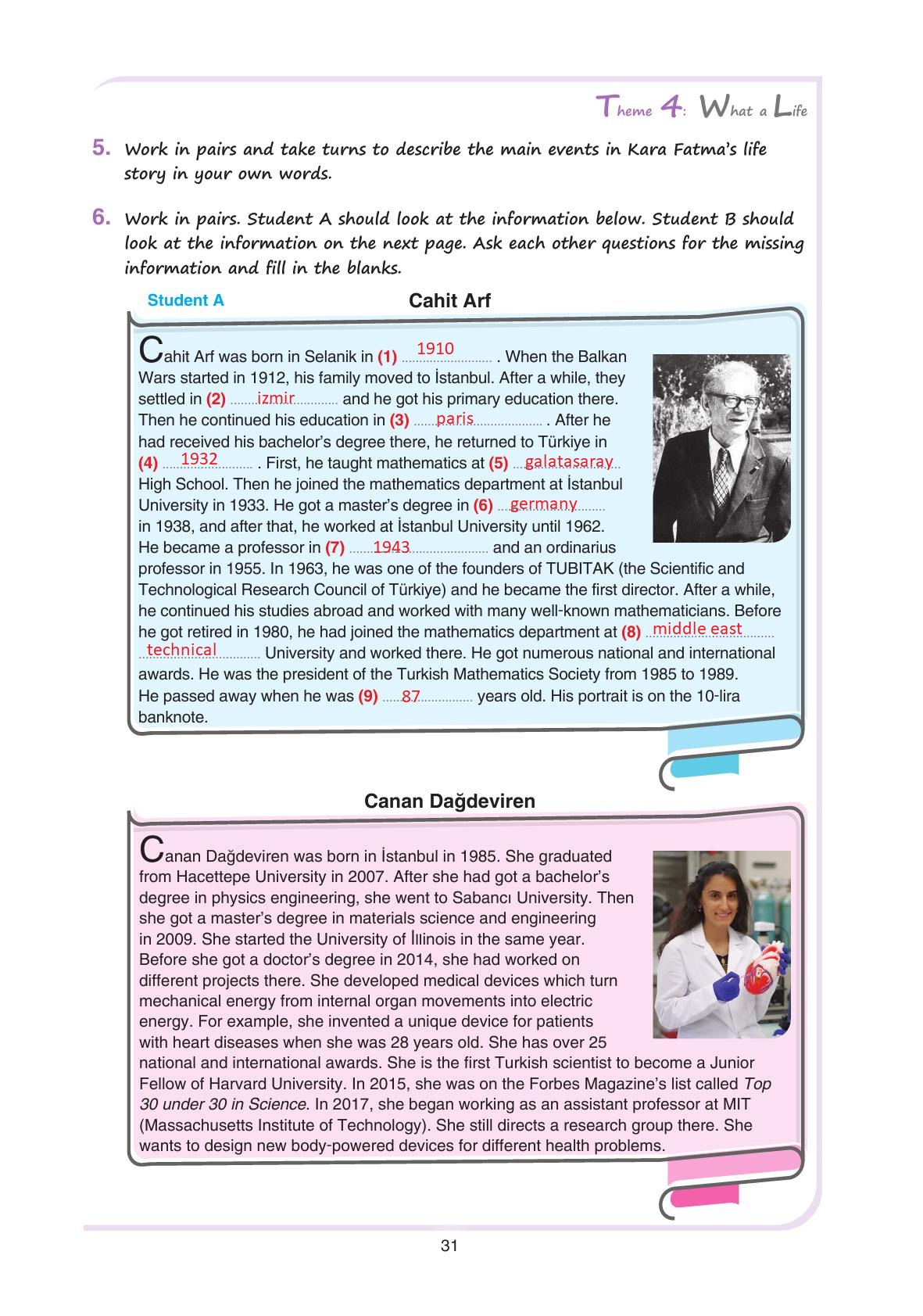 11. Sınıf Yıldırım Yayınları İngilizce Çalışma Kitabı Sayfa 31 Cevapları 11. Sınıf Yıldırım Yayınları İngilizce Çalışma Kitabı Sayfa 31 Cevapları