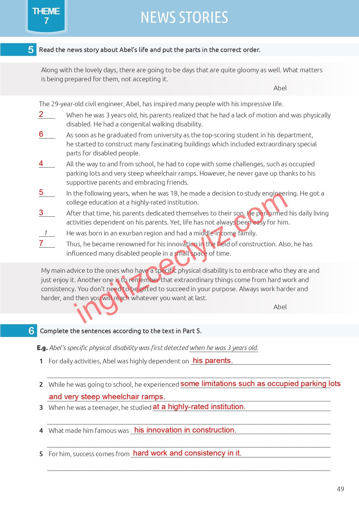12. Sınıf Meb Yayınları İngilizce Çalışma Kitabı Sayfa 49 Cevapları 12. Sınıf Meb Yayınları İngilizce Çalışma Kitabı Sayfa 49 Cevapları