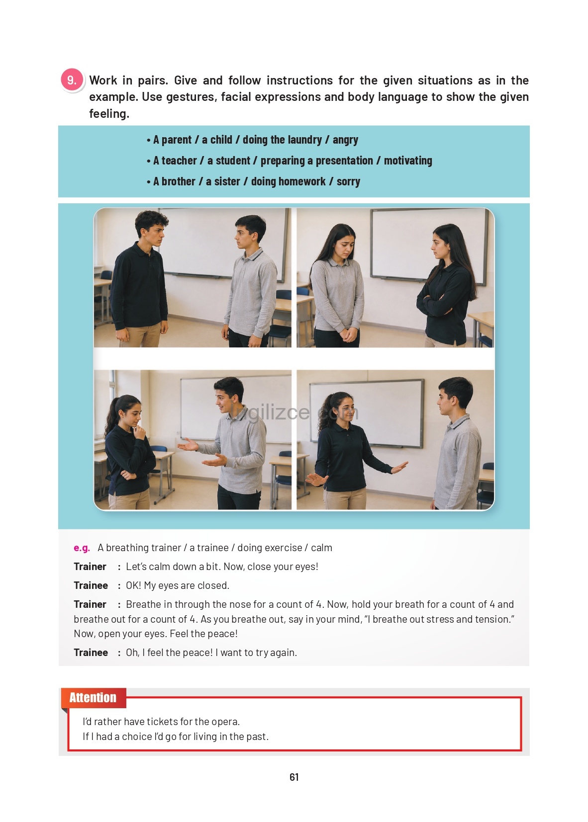 12. Sınıf Sunshine English İngilizce Ders Kitabı Sayfa 61 Cevapları 12. Sınıf Sunshine English İngilizce Ders Kitabı Sayfa 61 Cevapları