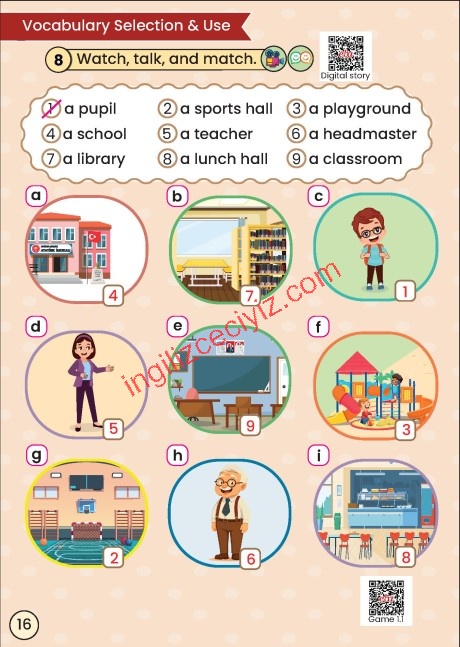 2. Sınıf Meb Yayınları İngilizce Ders Kitabı Sayfa 16 Cevapları 2. Sınıf Meb Yayınları İngilizce Ders Kitabı Sayfa 16 Cevapları