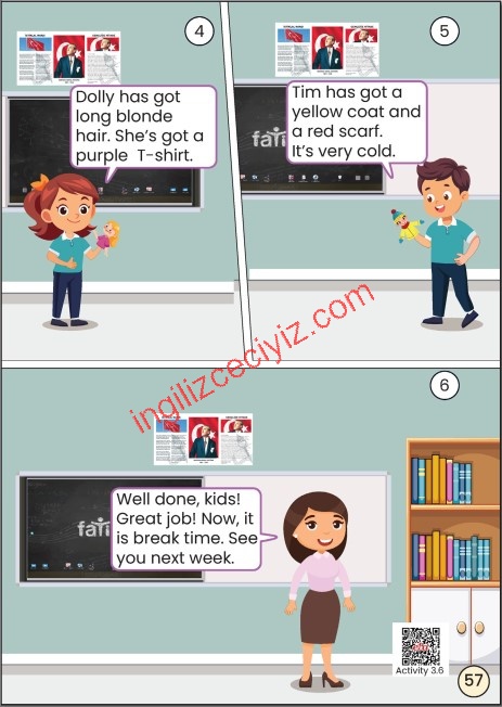 2. Sınıf Meb Yayınları İngilizce Ders Kitabı Sayfa 57 Cevapları