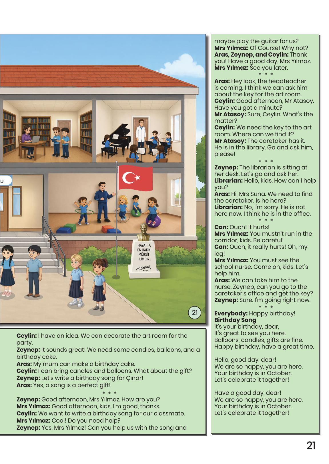 3. Sınıf Meb Yayınları İngilizce Ders Kitabı Sayfa 21 Cevapları 3. Sınıf Meb Yayınları İngilizce Ders Kitabı Sayfa 21 Cevapları