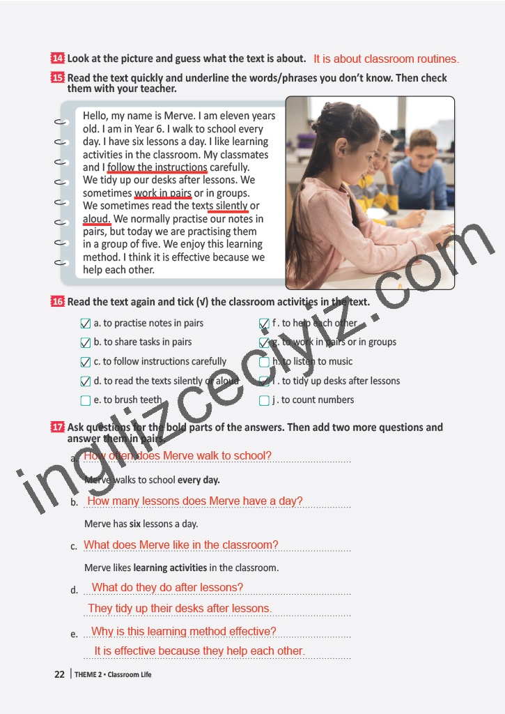 6. Sınıf Meb Yayınları İngilizce Çalışma Kitabı Sayfa 22 Cevapları 6. Sınıf Meb Yayınları İngilizce Çalışma Kitabı Sayfa 22 Cevapları