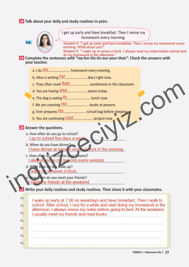 6. Sınıf Meb Yayınları İngilizce Çalışma Kitabı Sayfa 23 Cevapları 6. Sınıf Meb Yayınları İngilizce Çalışma Kitabı Sayfa 23 Cevapları