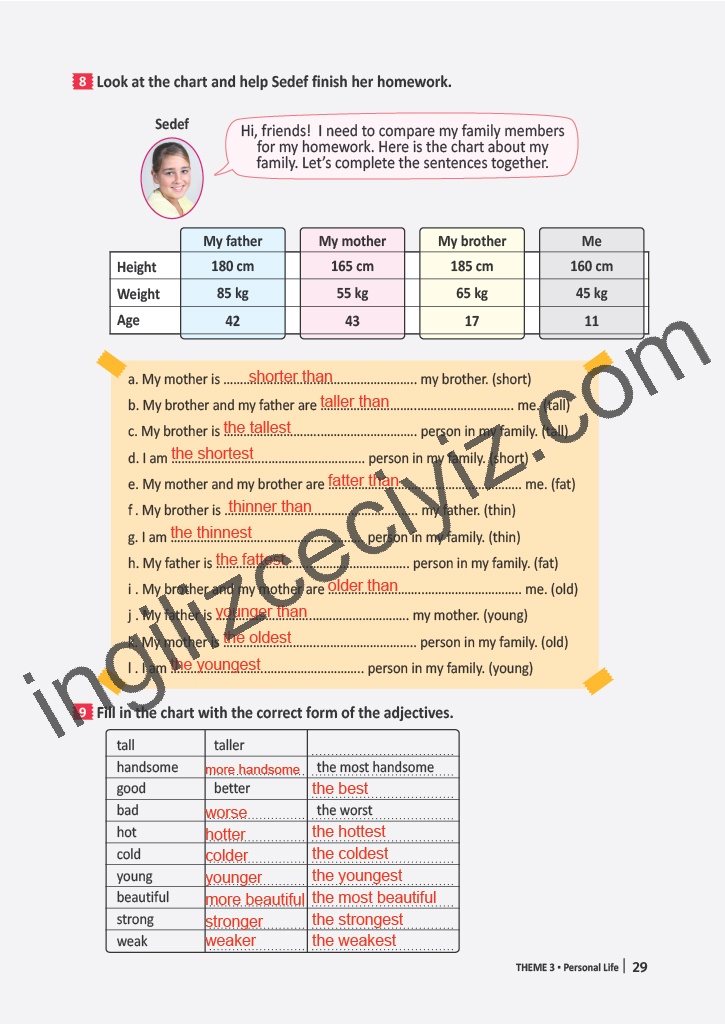 6. Sınıf Meb Yayınları İngilizce Çalışma Kitabı Sayfa 29 Cevapları 6. Sınıf Meb Yayınları İngilizce Çalışma Kitabı Sayfa 29 Cevapları