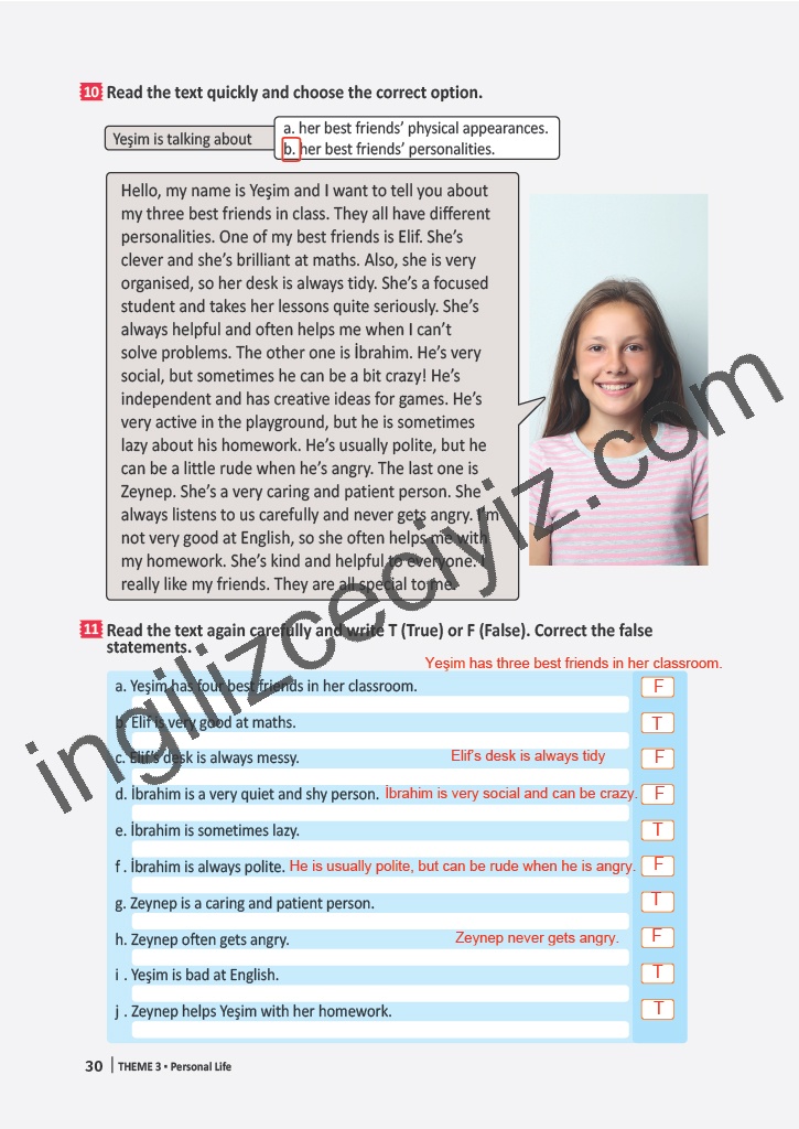 6. Sınıf Meb Yayınları İngilizce Çalışma Kitabı Sayfa 30 Cevapları 6. Sınıf Meb Yayınları İngilizce Çalışma Kitabı Sayfa 30 Cevapları