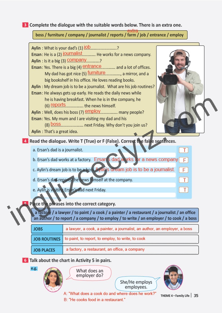 6. Sınıf Meb Yayınları İngilizce Çalışma Kitabı Sayfa 35 Cevapları 6. Sınıf Meb Yayınları İngilizce Çalışma Kitabı Sayfa 35 Cevapları