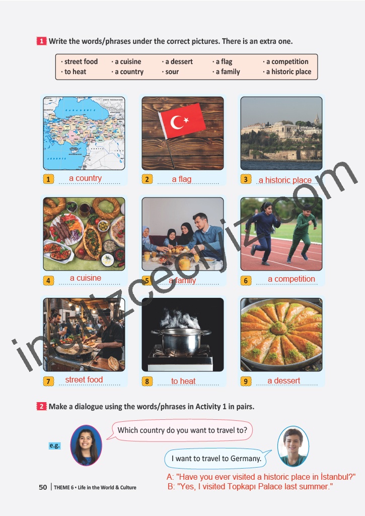 6. Sınıf Meb Yayınları İngilizce Çalışma Kitabı Sayfa 50 Cevapları 6. Sınıf Meb Yayınları İngilizce Çalışma Kitabı Sayfa 50 Cevapları