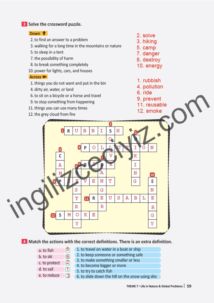 6. Sınıf Meb Yayınları İngilizce Çalışma Kitabı Sayfa 59 Cevapları 6. Sınıf Meb Yayınları İngilizce Çalışma Kitabı Sayfa 59 Cevapları