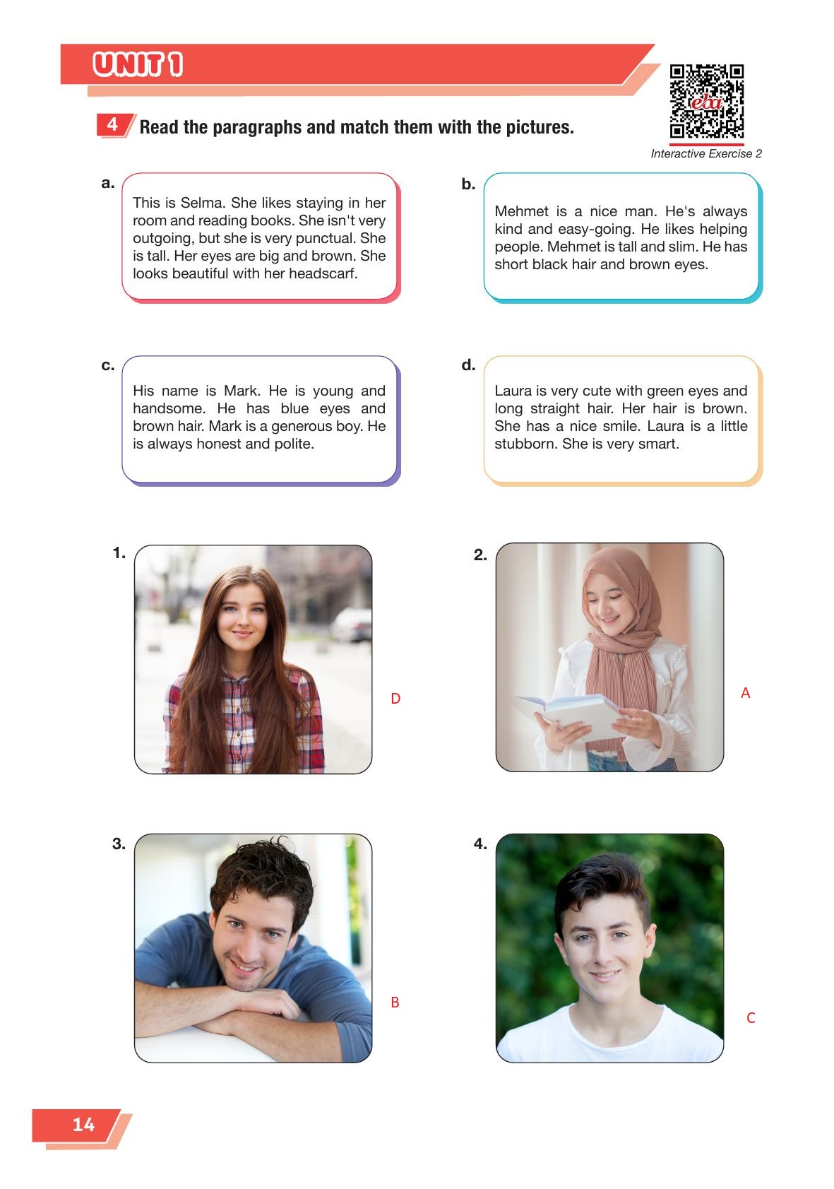 7. Sınıf Bilim Ve Kültür Yayınları İngilizce Ders Kitabı Sayfa 14 Cevapları 7. Sınıf Bilim Ve Kültür Yayınları İngilizce Ders Kitabı Sayfa 14 Cevapları
