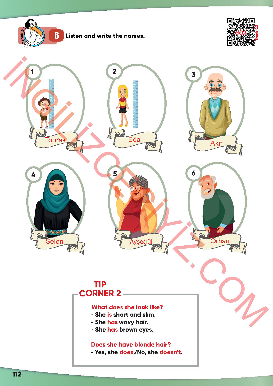 4. Sınıf Meb Yayınları İngilizce Ders Kitabı Sayfa 112 Cevapları