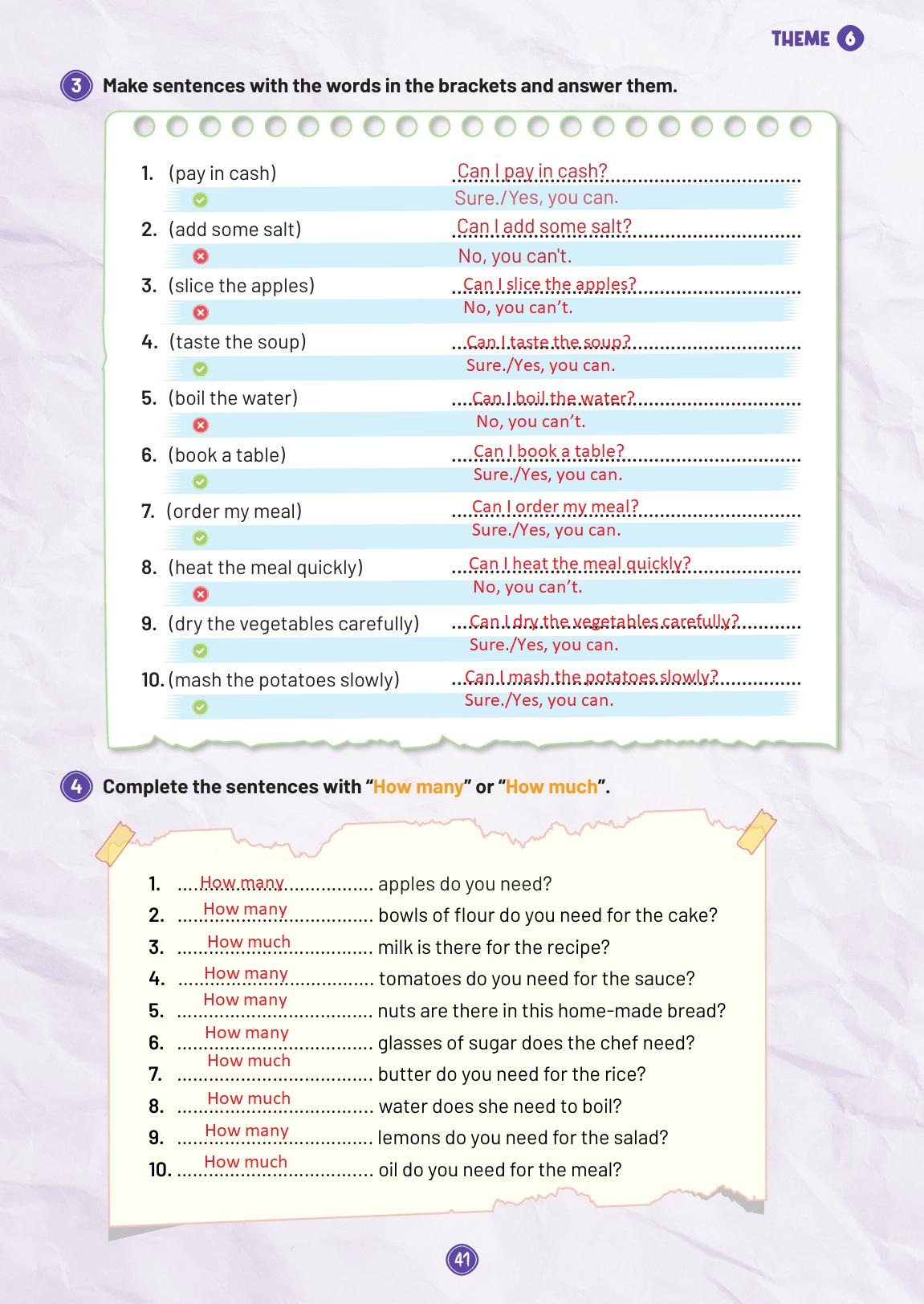 5. Sınıf Cevap Anahtarı İngilizce Çalışma Kitabı Sayfa 41 Cevapları 5. Sınıf Cevap Anahtarı İngilizce Çalışma Kitabı Sayfa 41 Cevapları