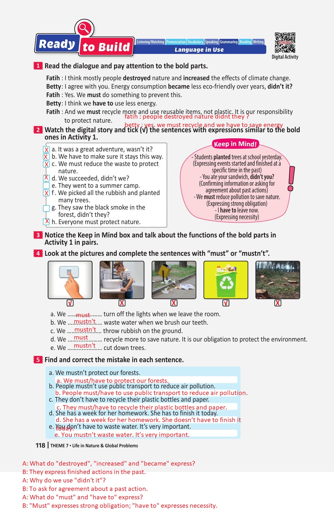 6. Sınıf Meb Yayınları İngilizce Ders Kitabı Sayfa 118 Cevapları 6. Sınıf Meb Yayınları İngilizce Ders Kitabı Sayfa 118 Cevapları